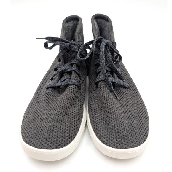 Allbirds Tree Topper High Top Sneaker Shoes Women's Black Size US7 EU36 - Picture 2 of 10